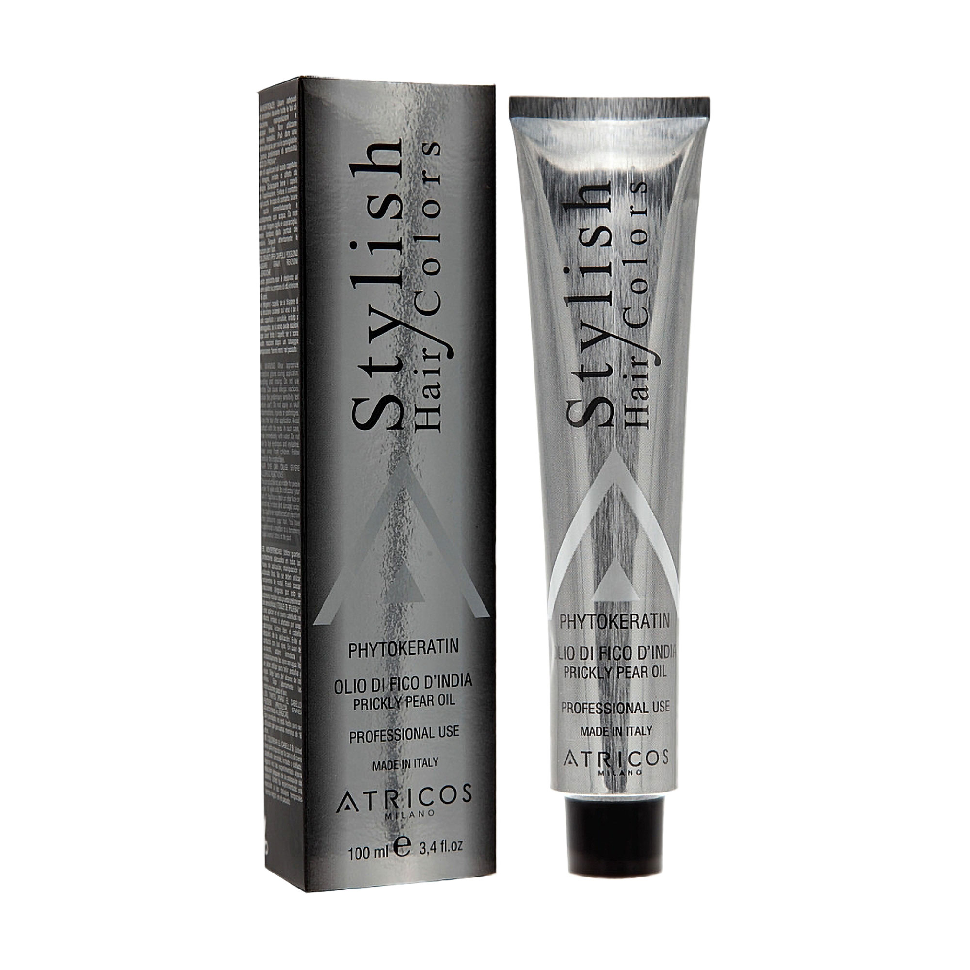 Перманентна крем-фарба для волосся Atricos Milano Stylish Hair Color 8.45 Light Blonde Copper Mahogany, 100 мл